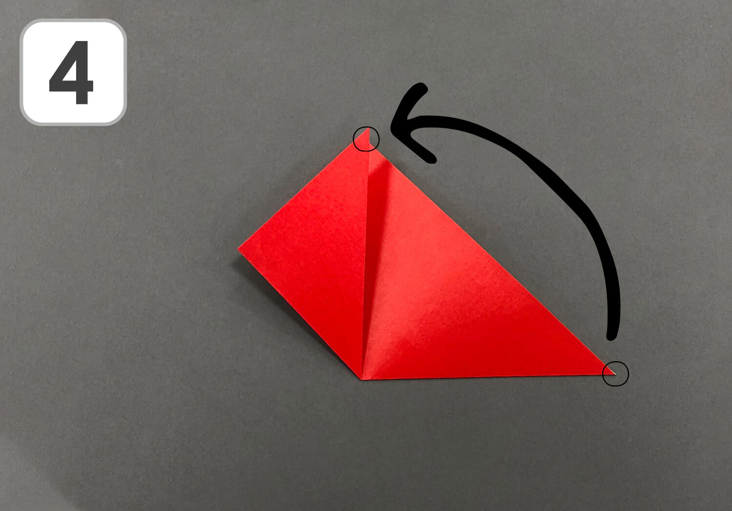 おりがみいちご手順4