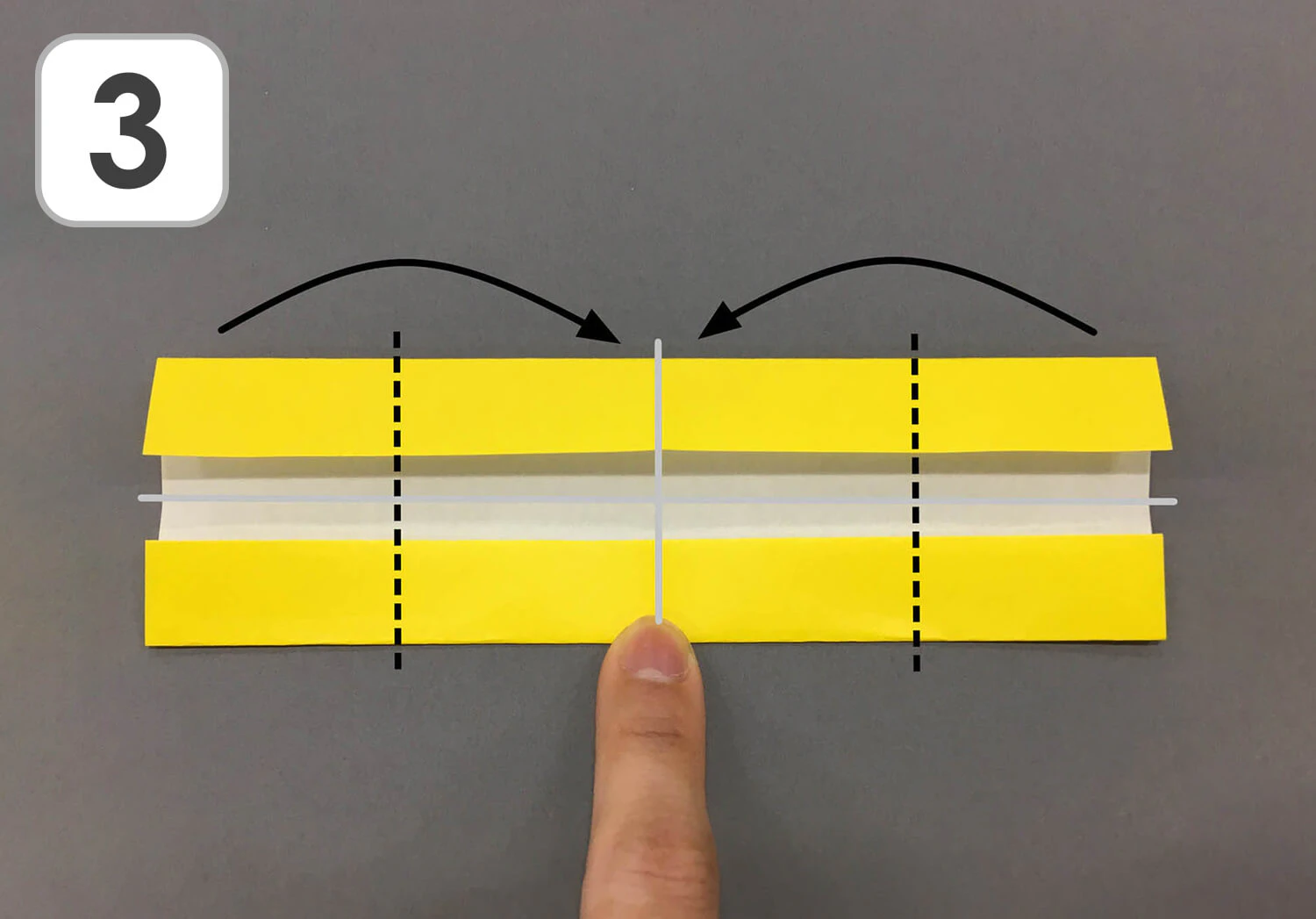 折り紙で作るたんぽぽの製作手順3