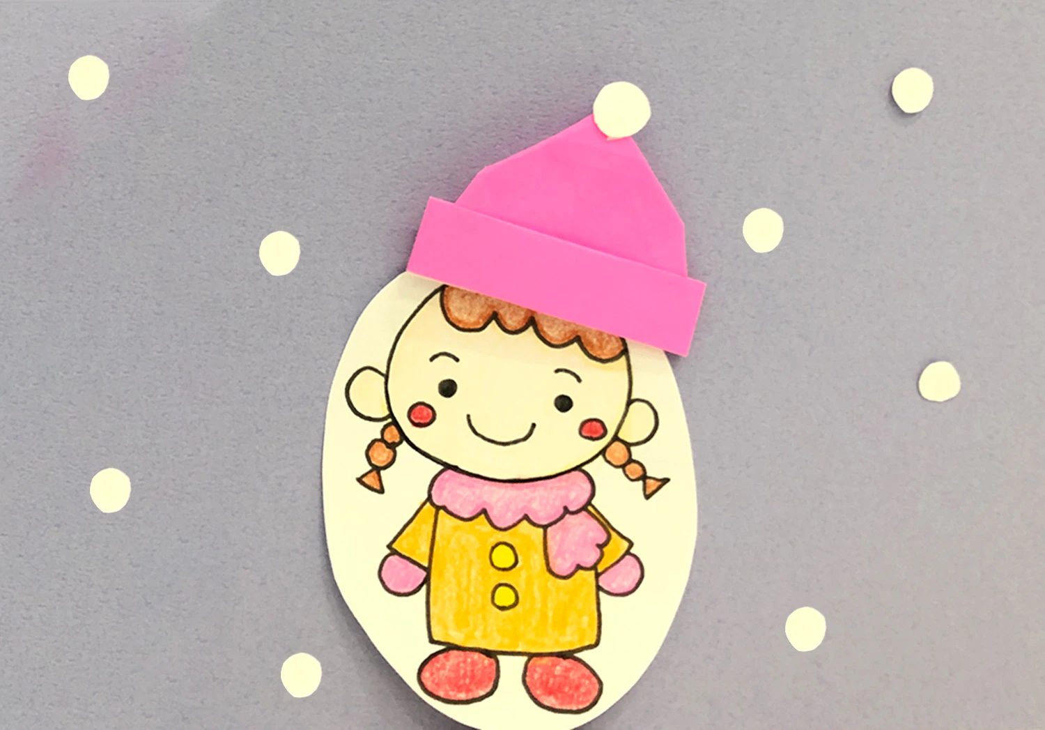 ニット帽のおりがみ