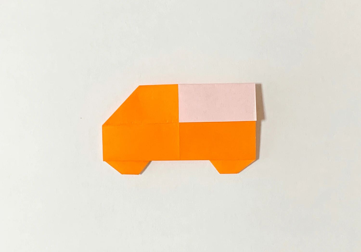 トラックのおりがみ