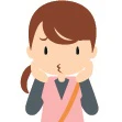 不満そうな保育士さん