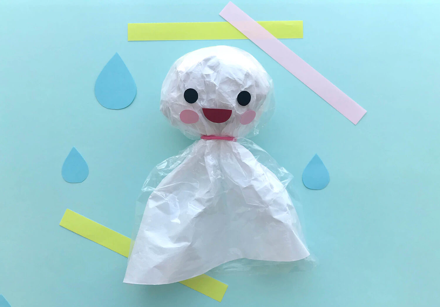 てるてる坊主の製作