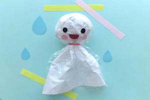 製作てるてる坊主