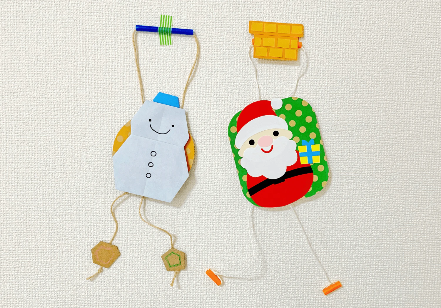 登るサンタのアレンジ