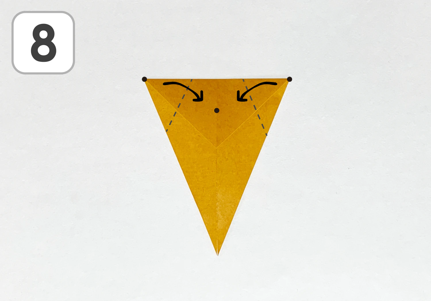 たぬきの折り方8