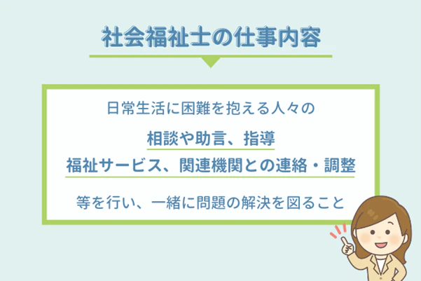 社会福祉士の仕事内容
