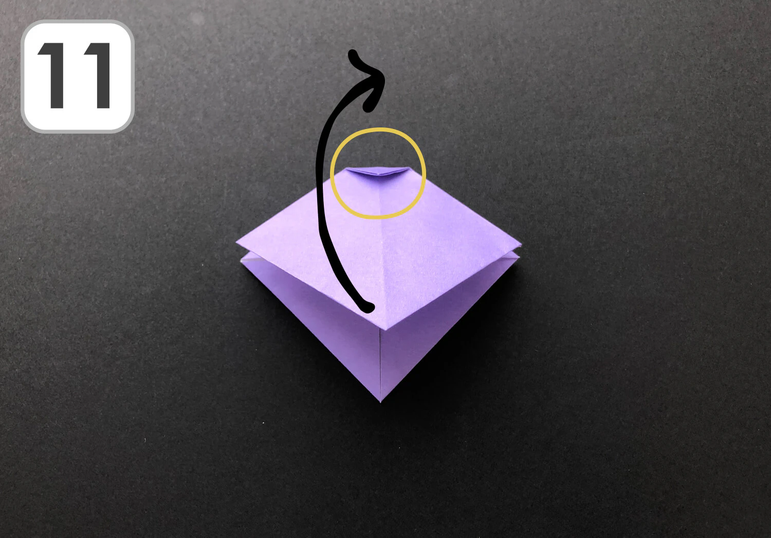 おりがみぶどう作り方11