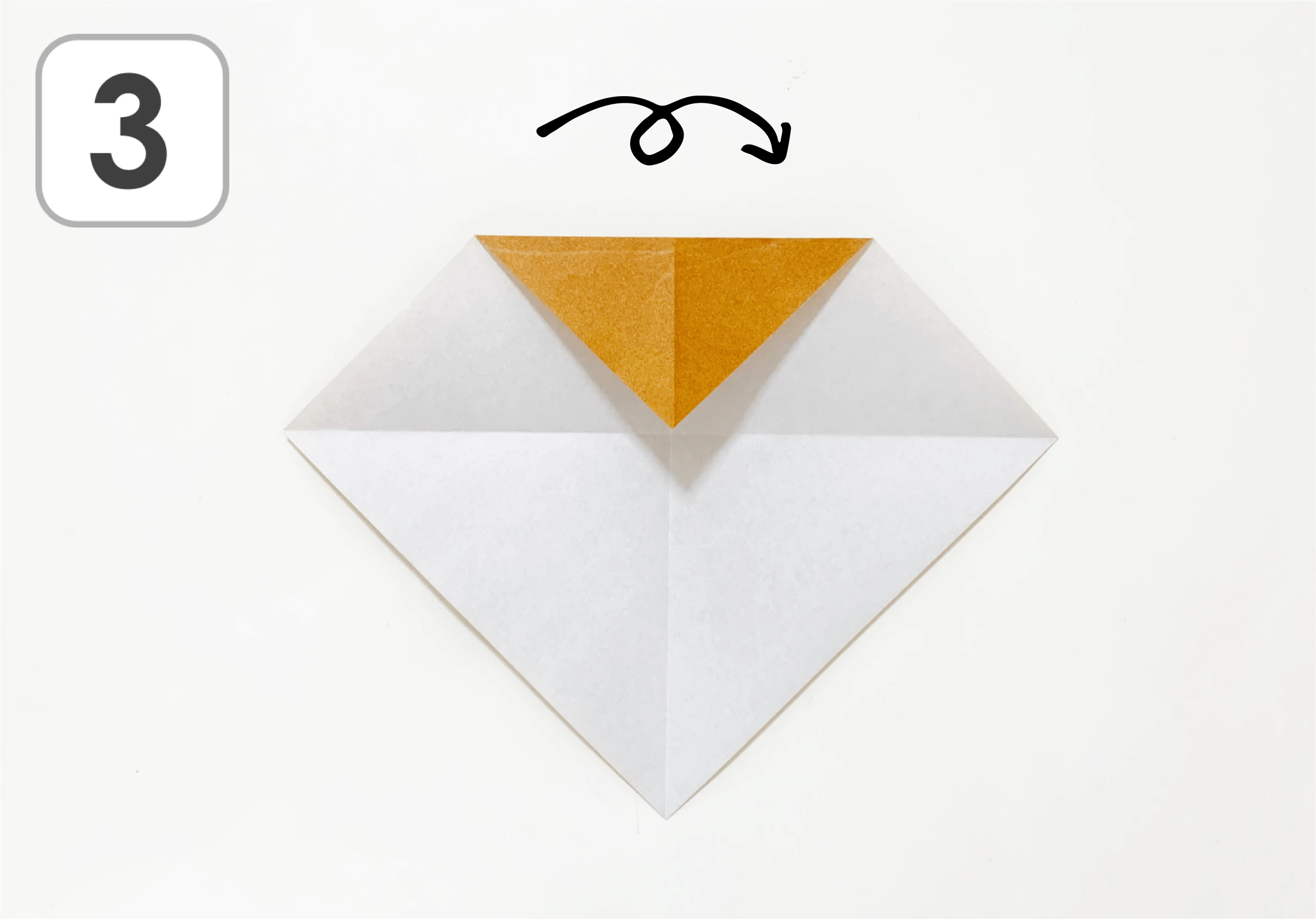 おりがみりすの折り方3