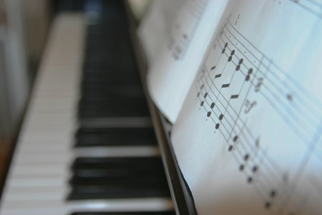 ピアノと楽譜