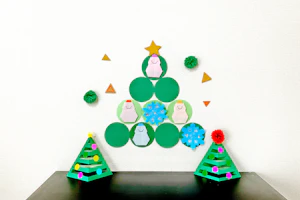 ぺたぺたクリスマスツリー