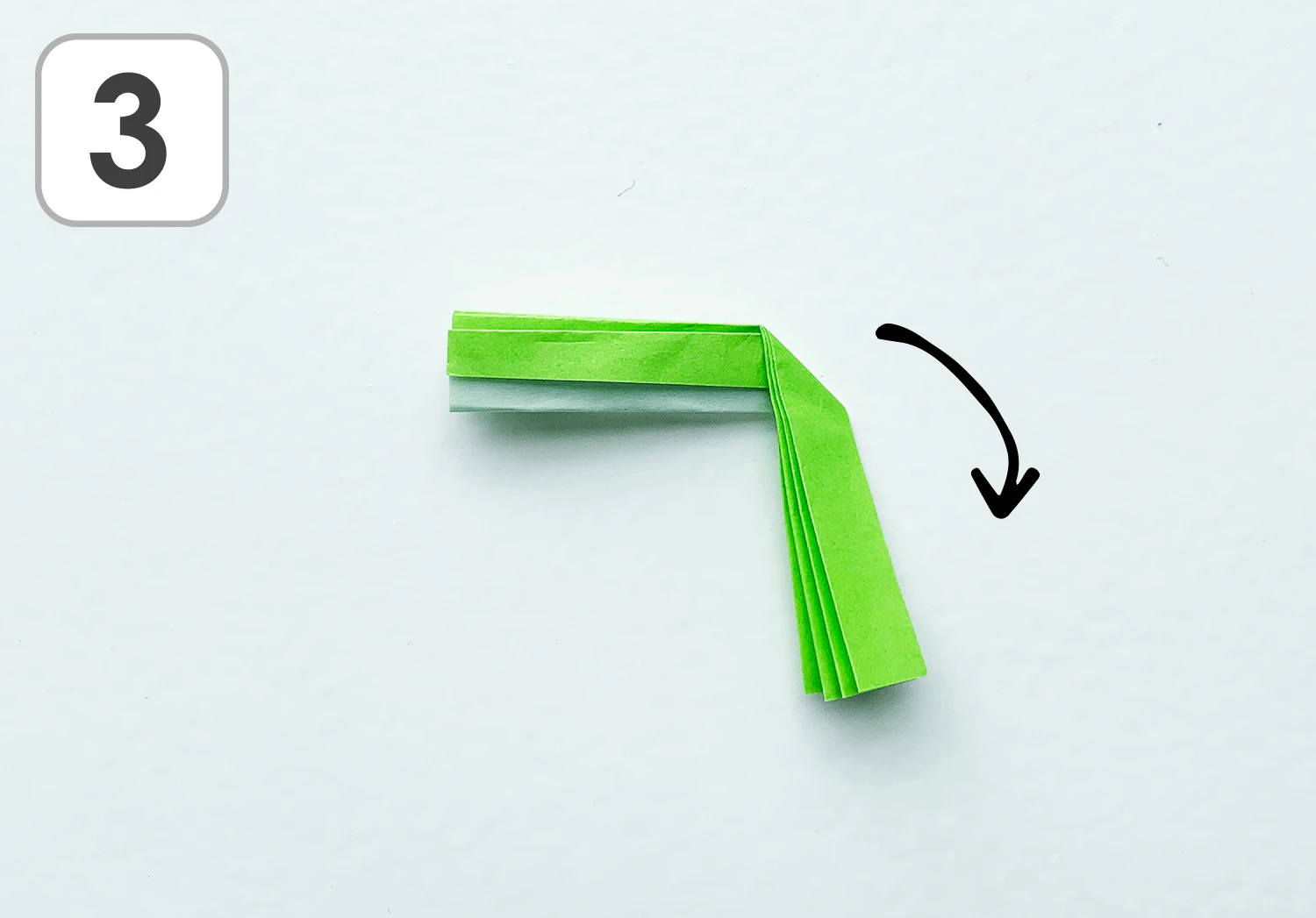 ジャバラ折りのお魚製作手順3