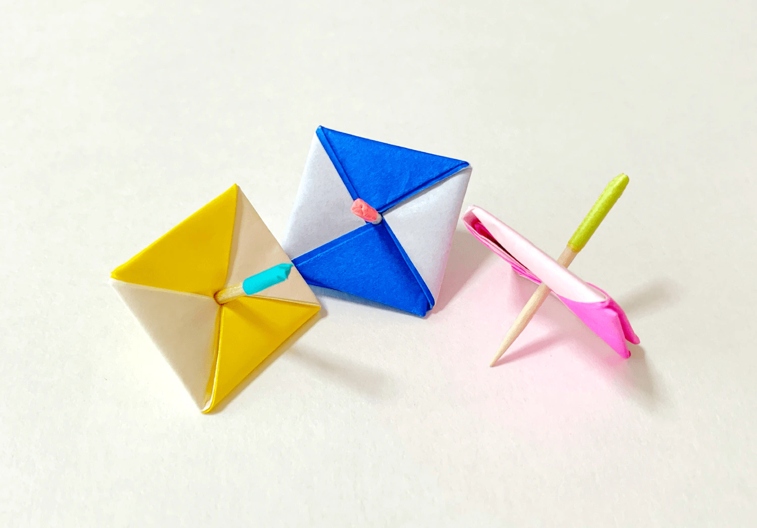 おりがみ１枚で作るこま