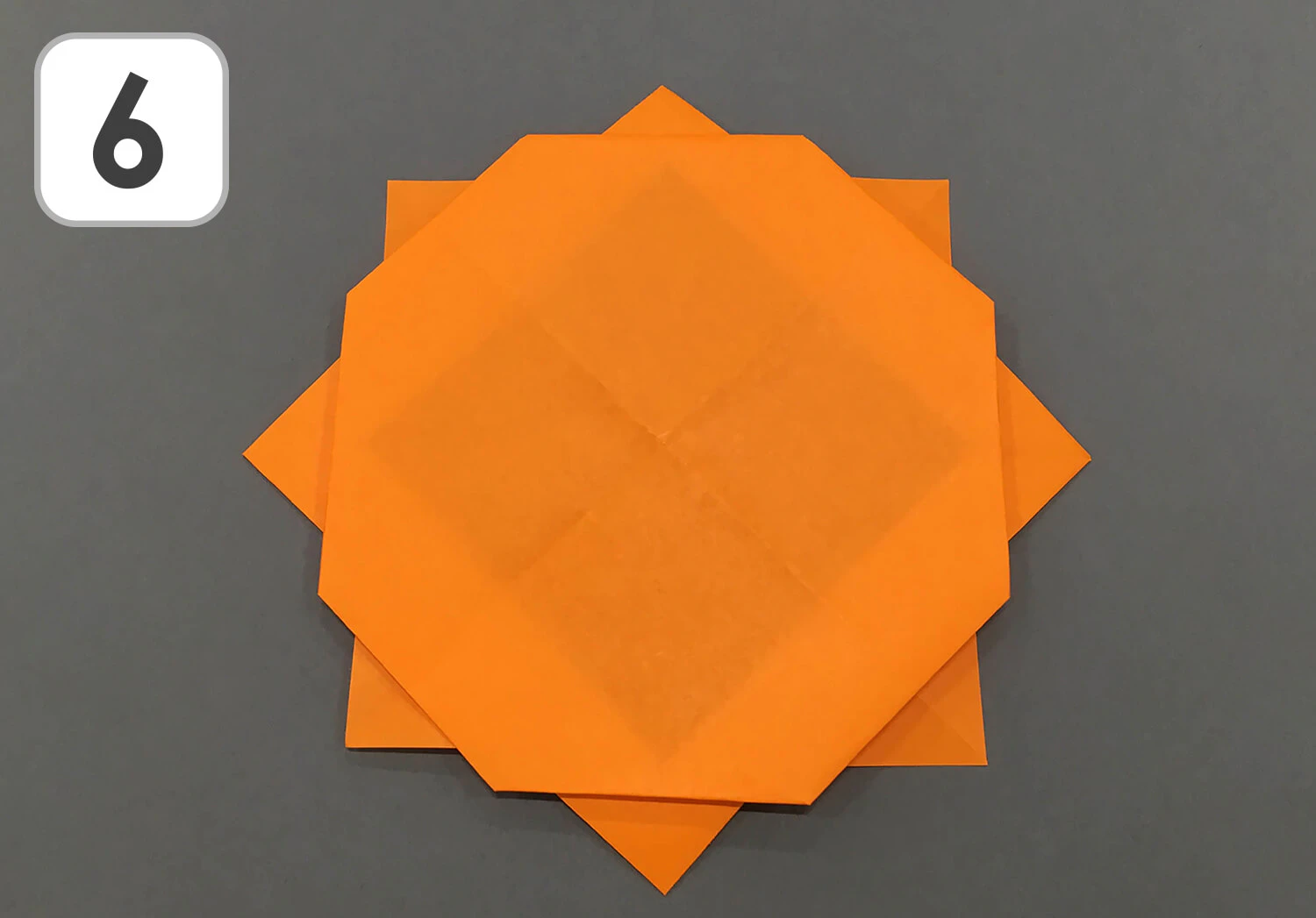 おりがみ　太陽完成図