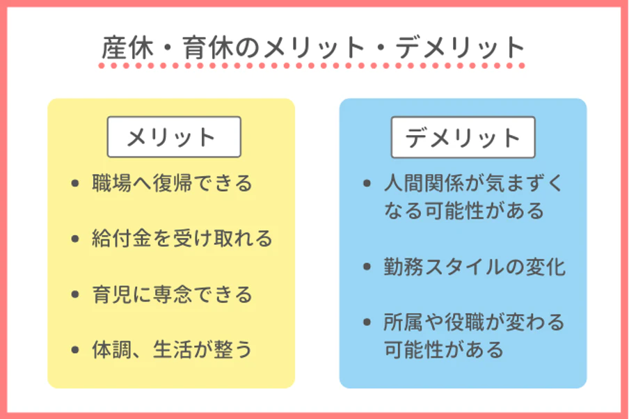 産休・育休のメリット・デメリット