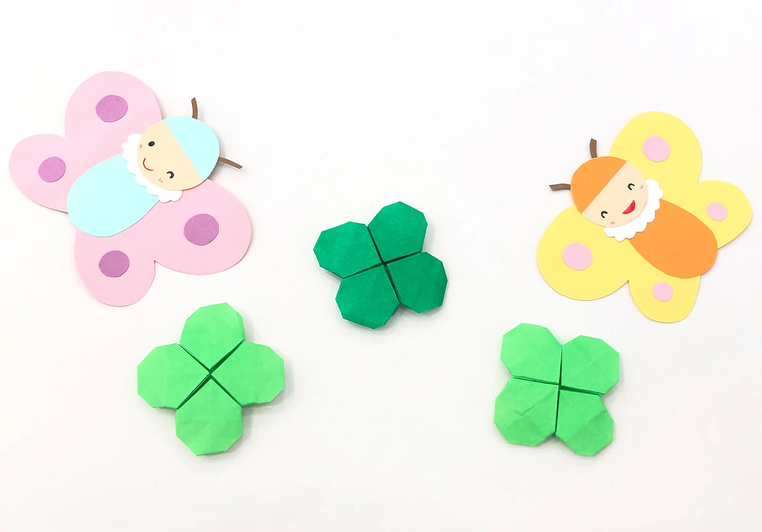 クローバーのおりがみ