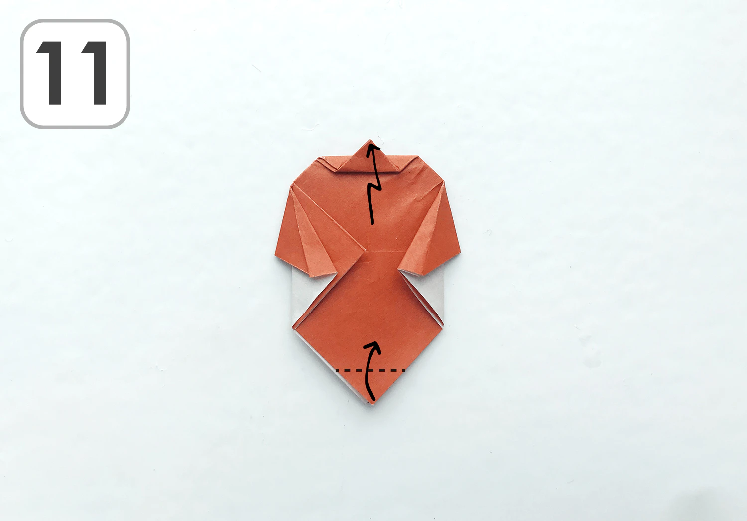 おりがみどんぐりの折り方11