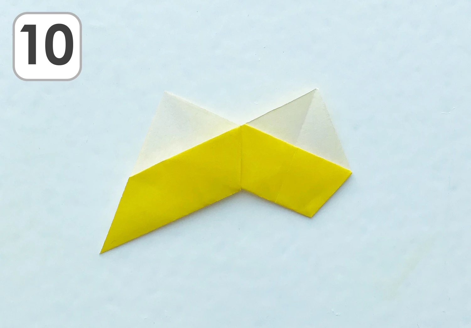 おりがみひまわり手順10