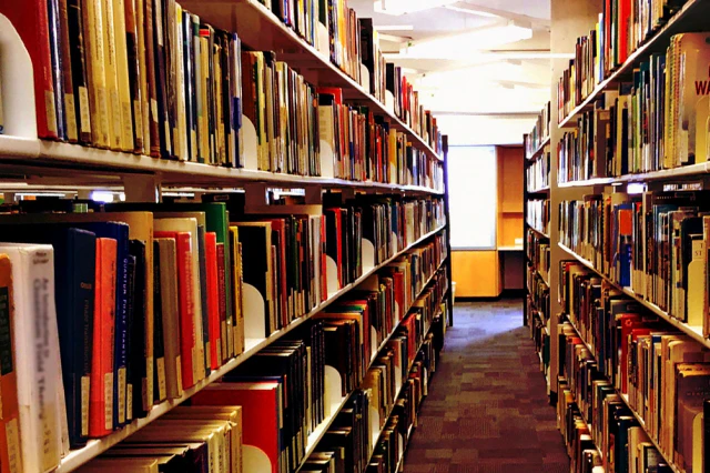 図書館の本棚
