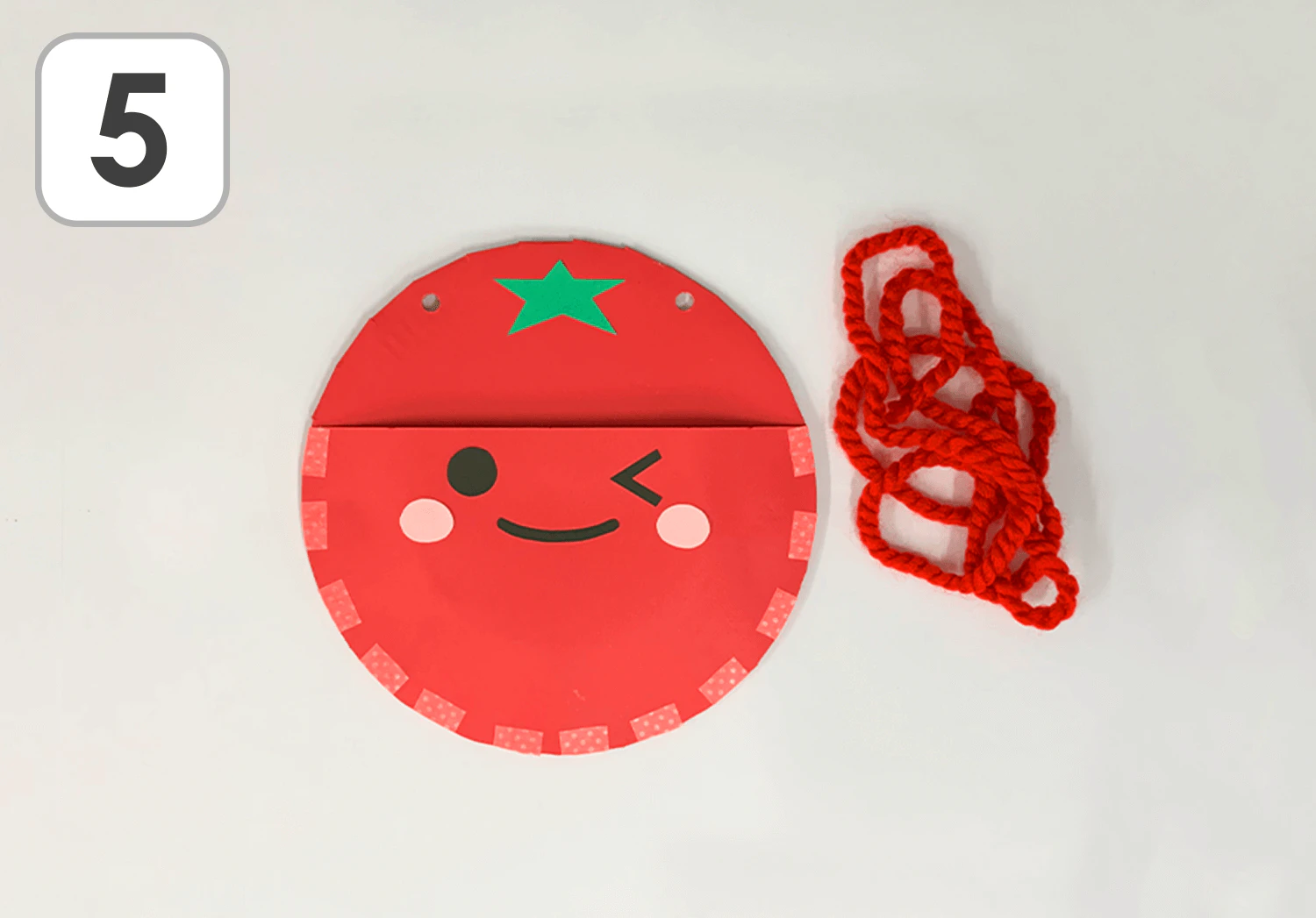 トマトのかばんの製作手順5