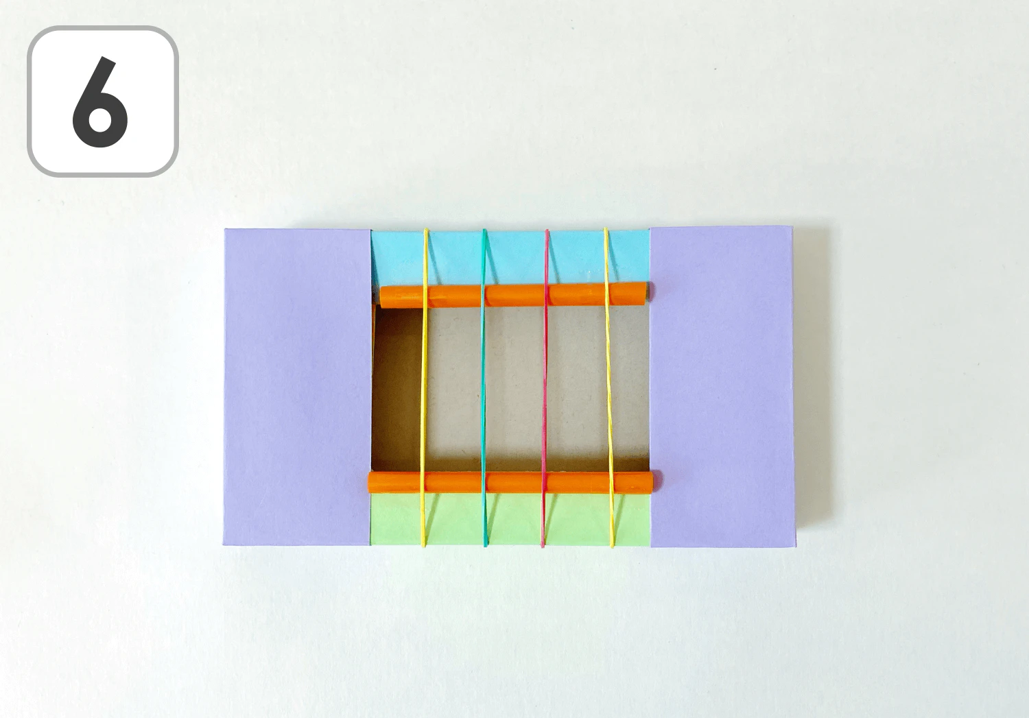 うさぎの空箱ギターの製作手順6