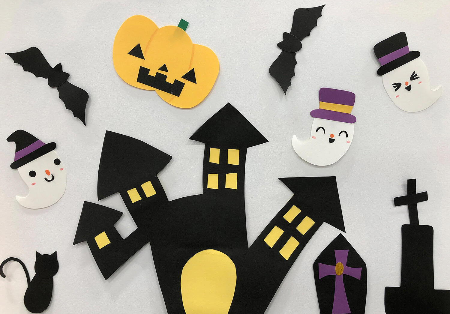 10月の壁面ハロウィン