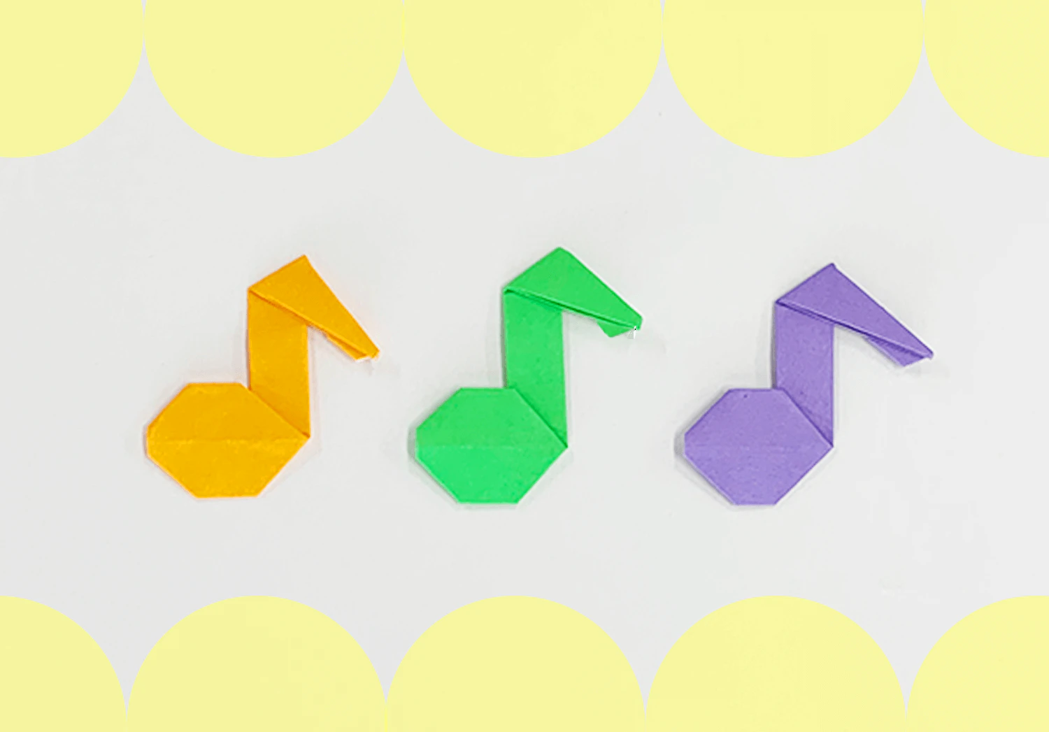 音符のおりがみ