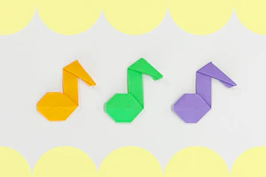 おりがみの音符