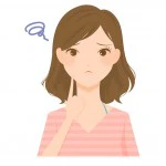 お悩みの女性