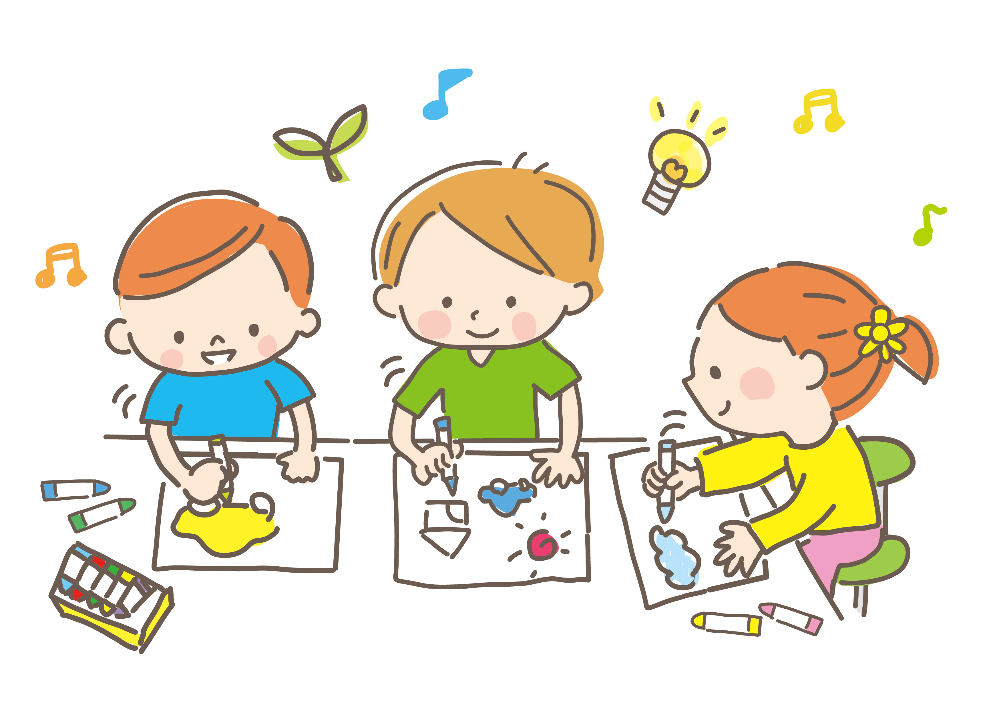 絵を描く子ども