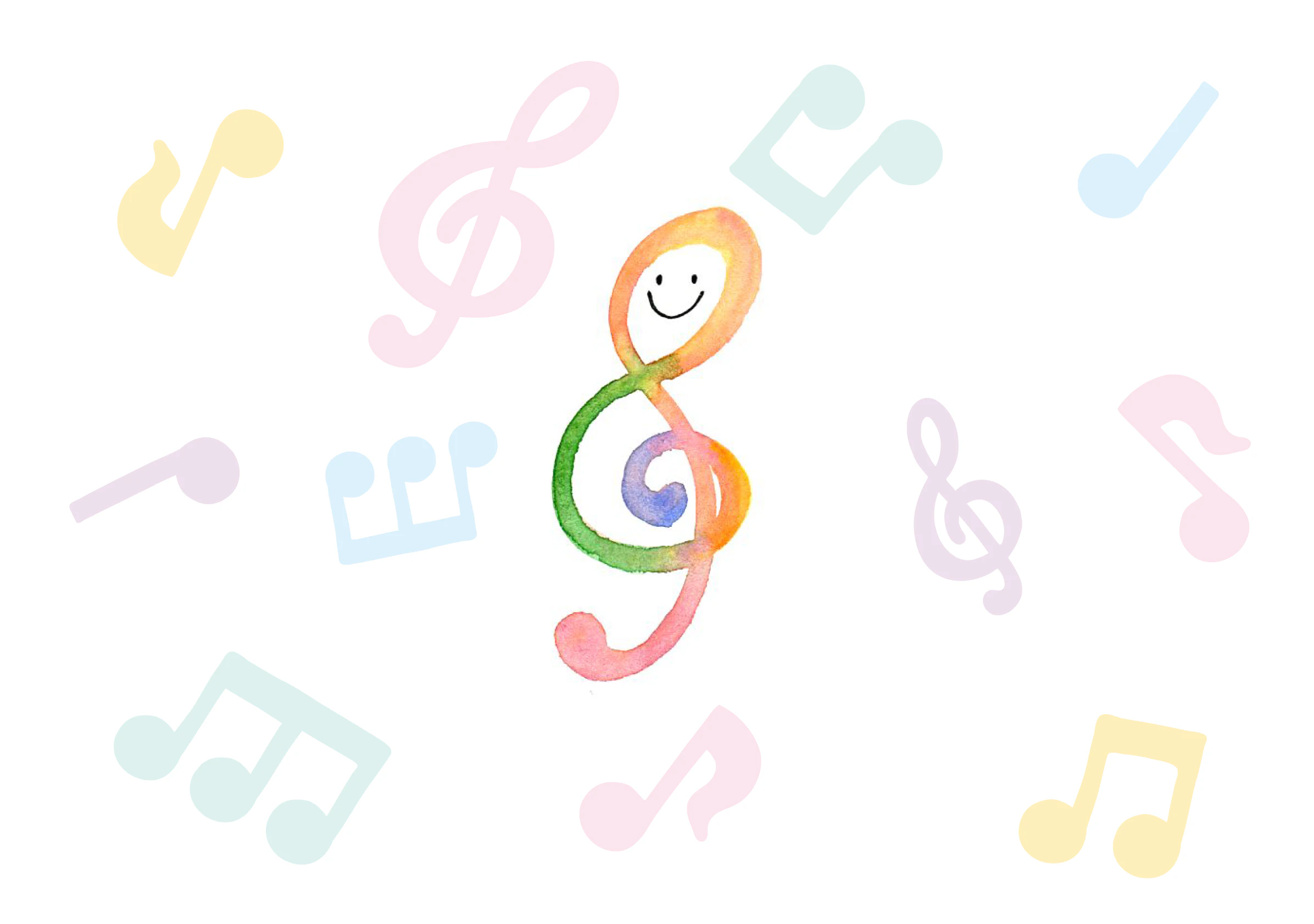 笑顔の音符