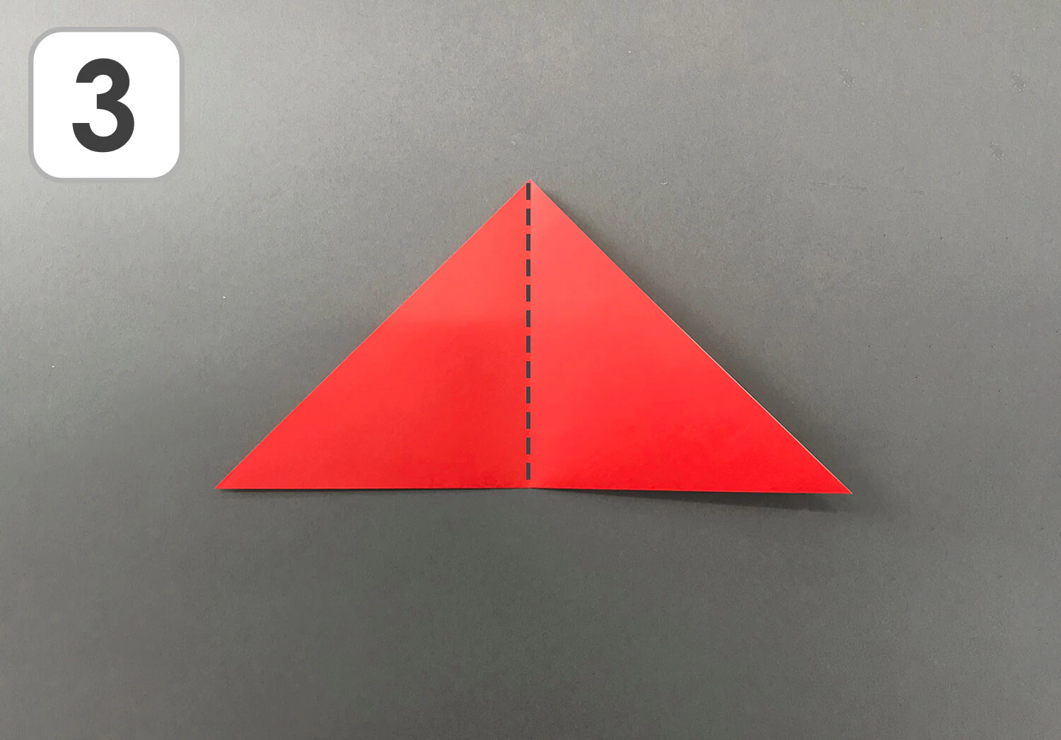 おりがみ傘の手順3