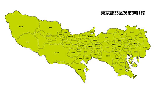 東京都の地図