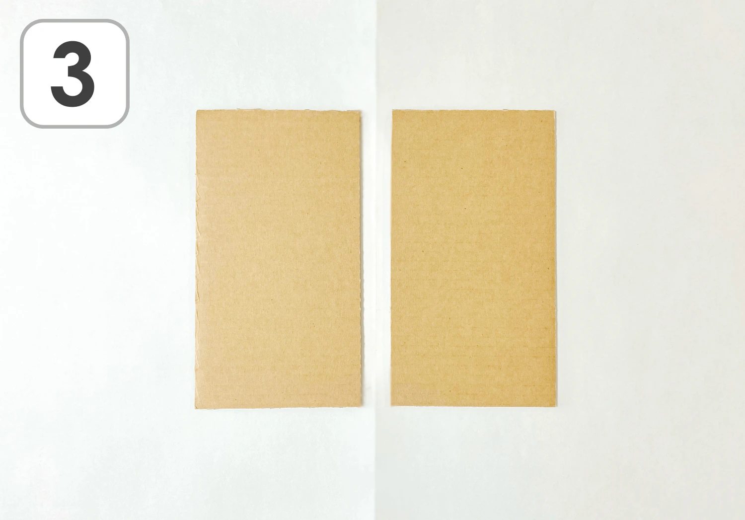 ダンボールスタンプのイースターバニーの製作手順３