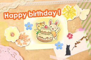 保育園のお誕生会に使える!簡単カワイイ「誕生日カード」の作り方