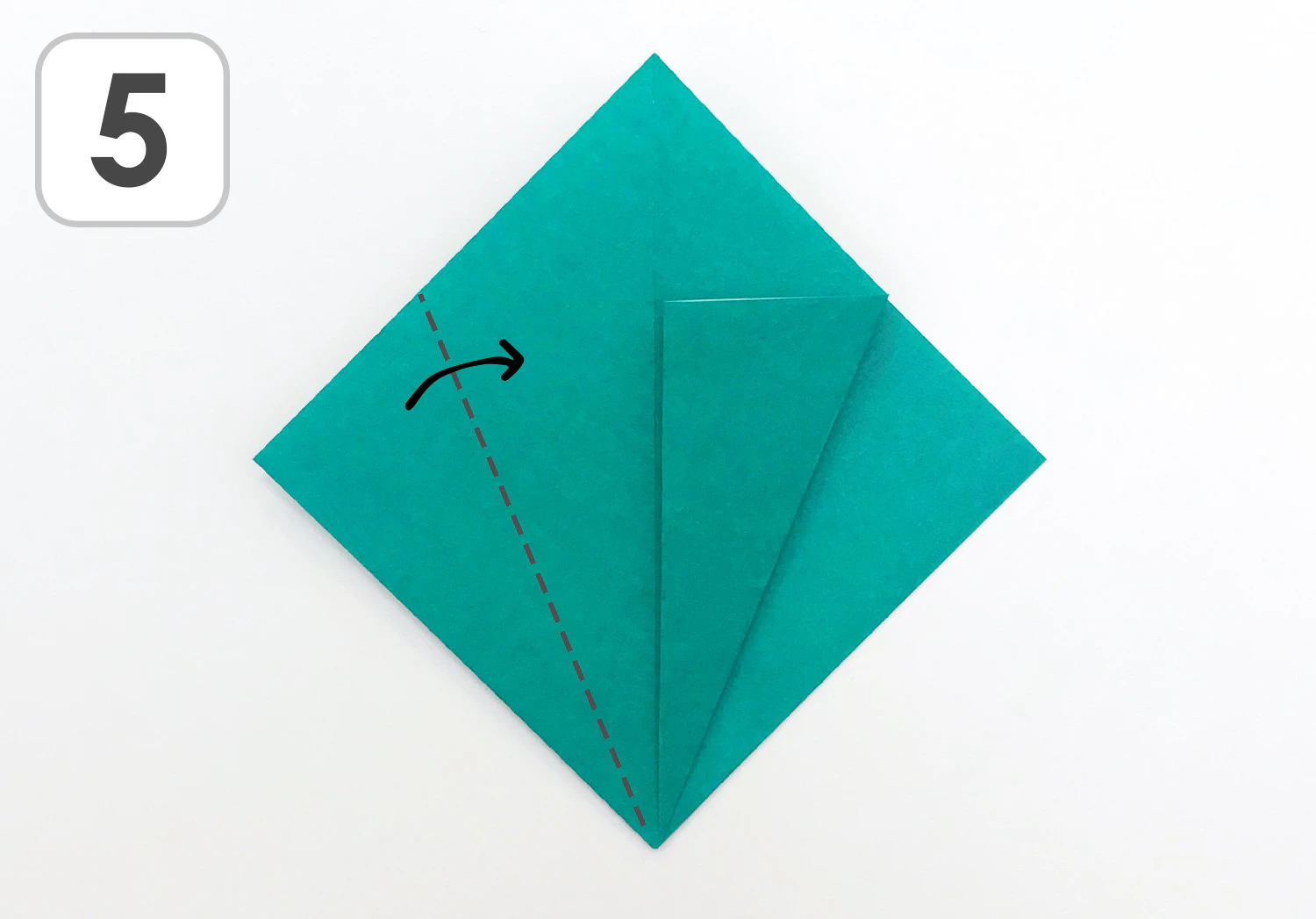 おりがみツリー作り方5