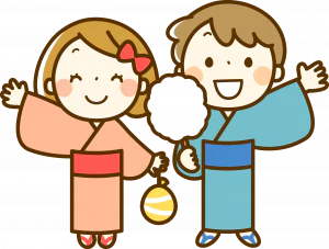 保育園で夏祭り