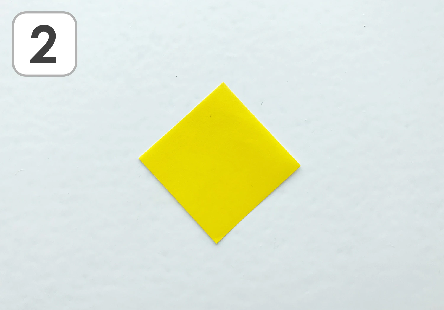 おりがみひまわり手順2