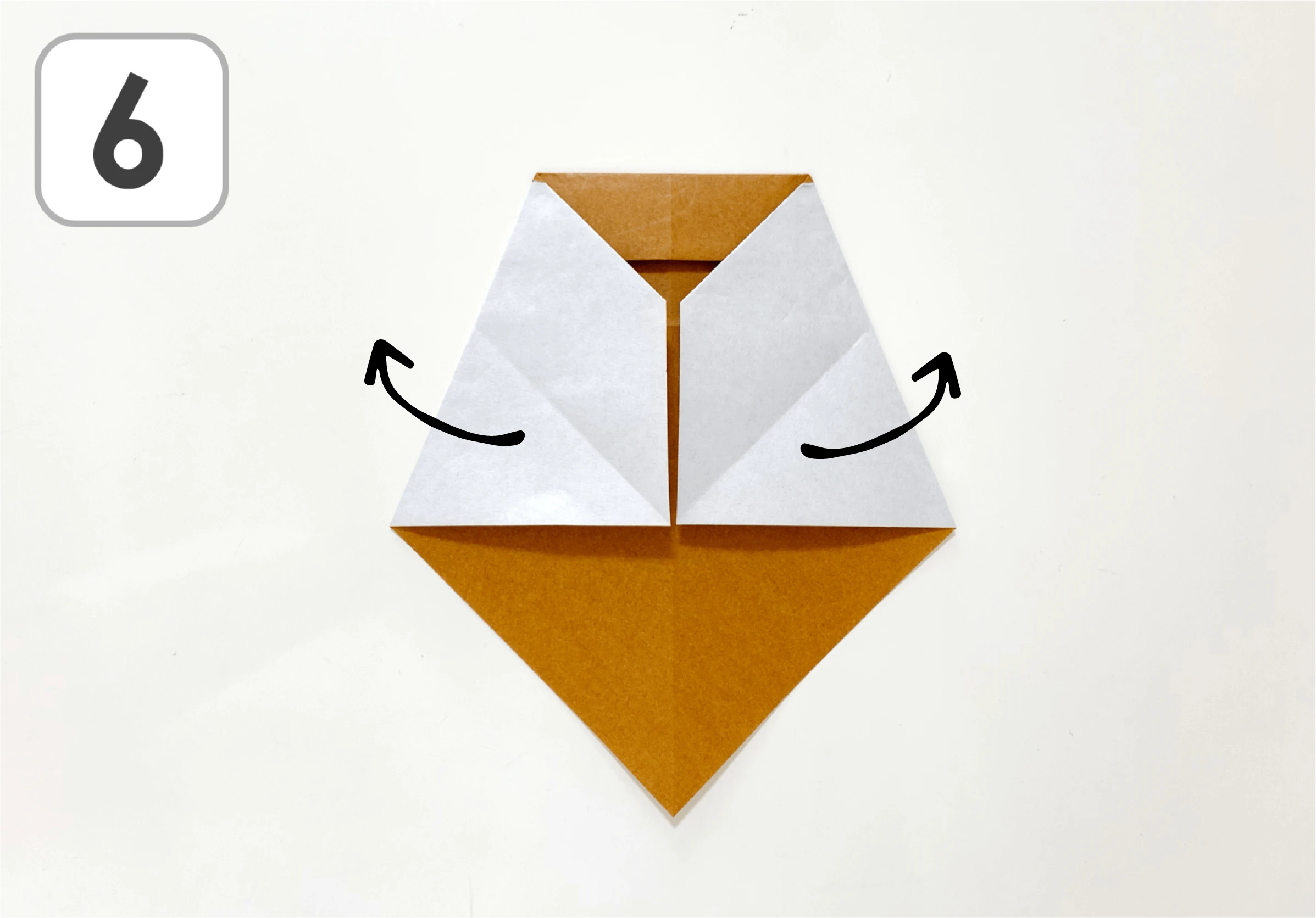 おりがみりすの折り方6