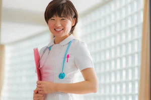 笑顔の看護師さん