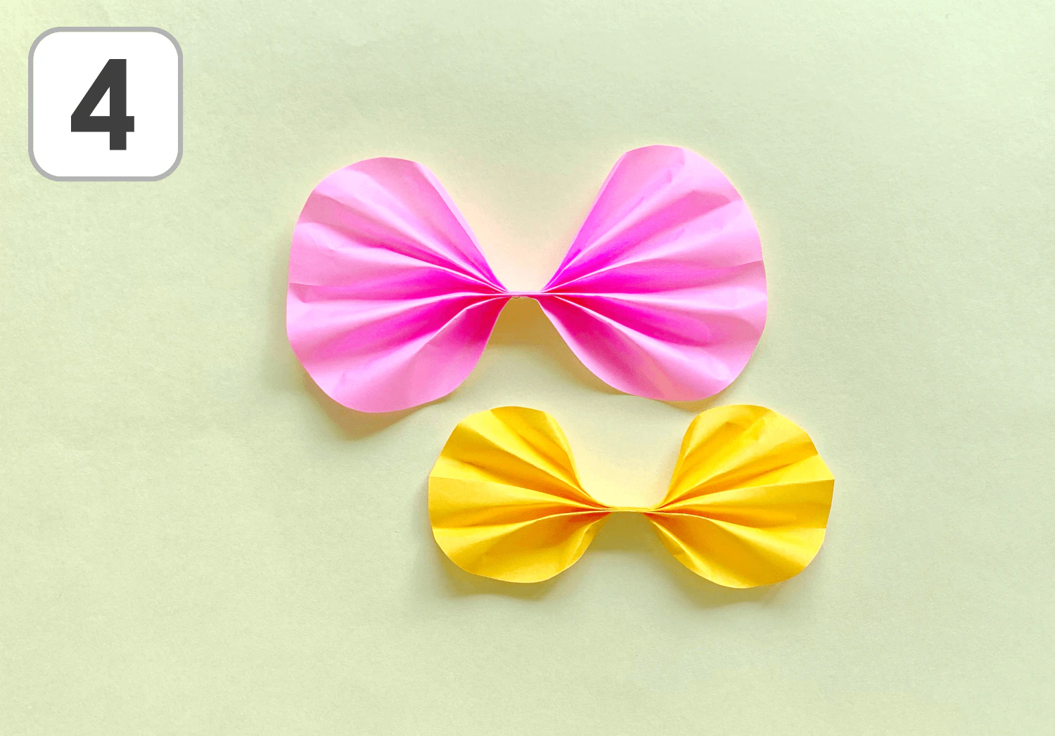 ひらひらちょうちょの製作手順４