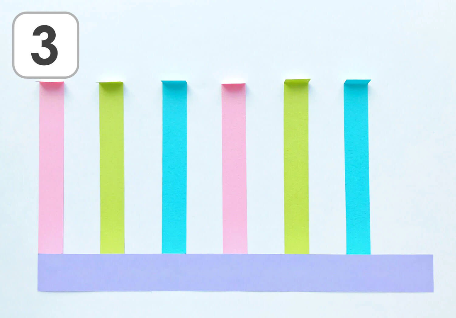 カラフル王冠の製作手順3