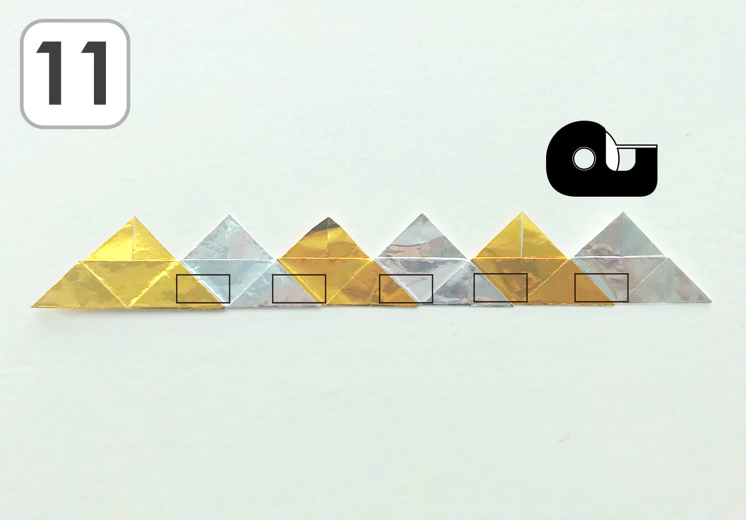 キラキラ王冠の製作手順11