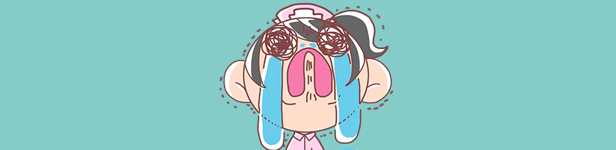 悲しんでいる看護師