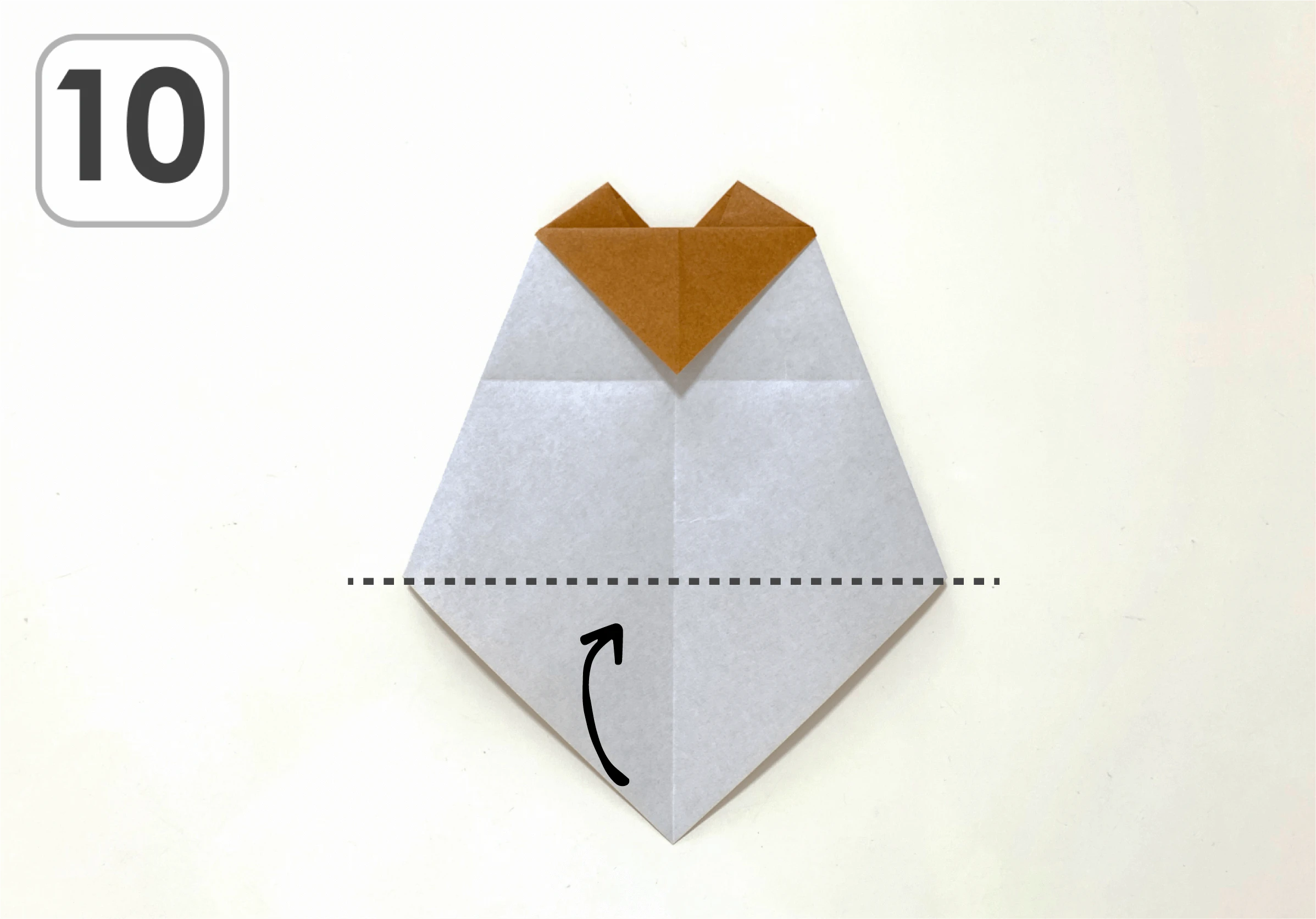 おりがみりすの折り方10