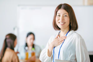 笑顔のスタッフ