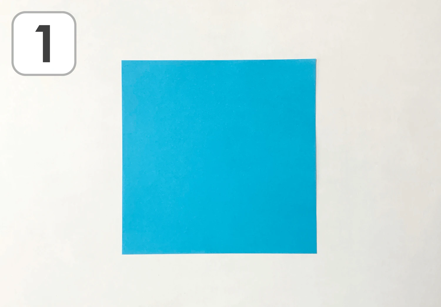 2枚で作るこまの作り方1