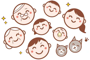 家族のイメージイラスト