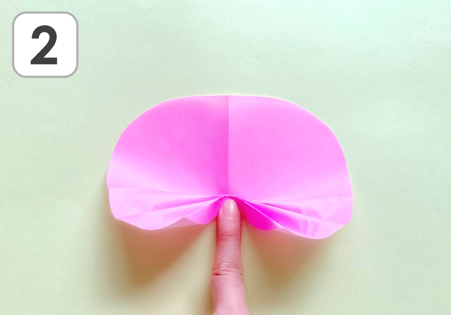 ひらひらちょうちょの製作手順２