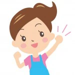 応援する女性