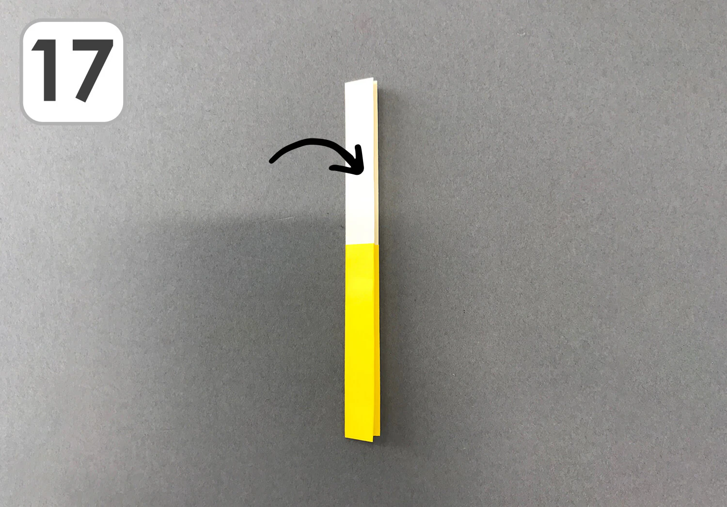 おりがみ傘の手順17